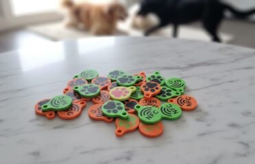 NFC 3d spausdinti pakabukai.
